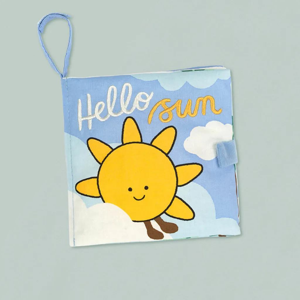 Jellycat Amuseable Sun Musical Pull with Hello Sun Fabric Book