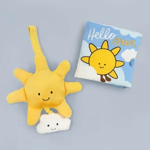 Jellycat Amuseable Sun Musical Pull with Hello Sun Fabric Book