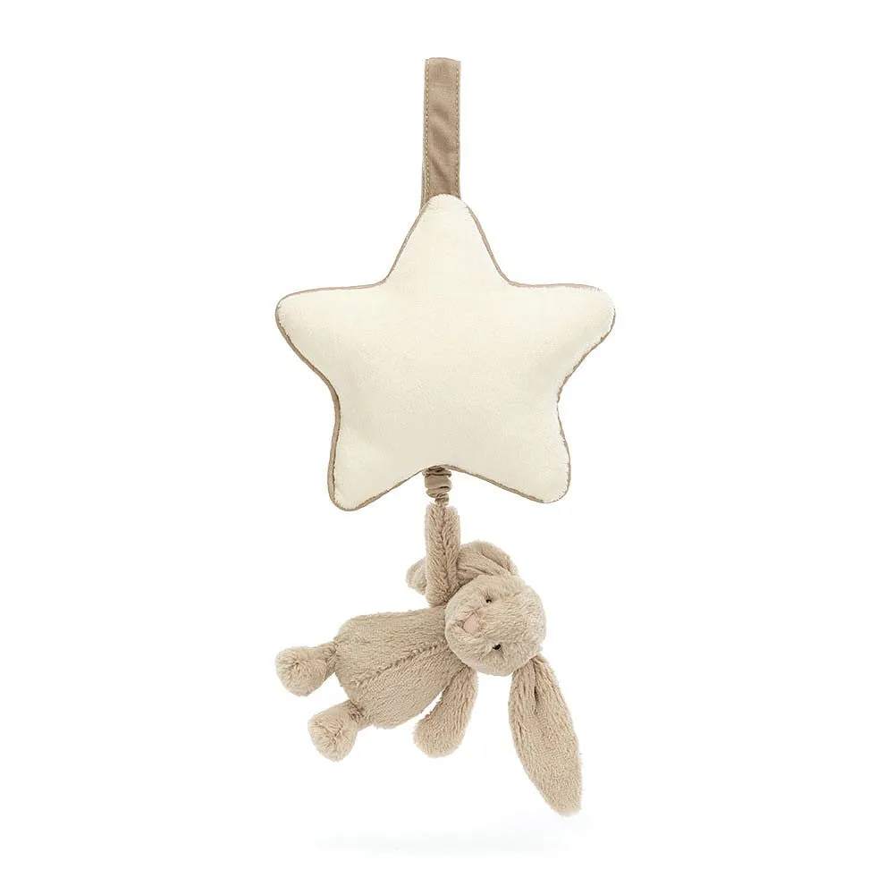 Jellycat bashful beige bunny musical pull