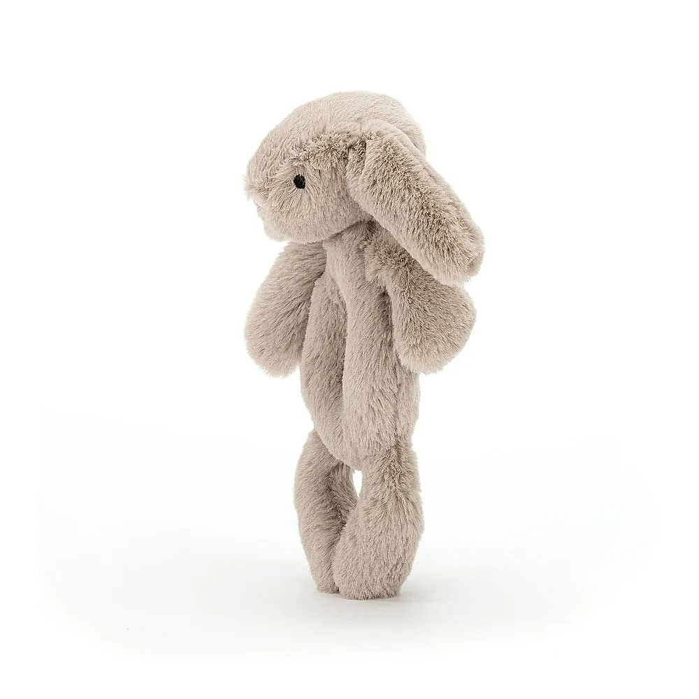 Jellycat bashful beige bunny ring rattle