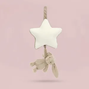 Jellycat Bashful Bunny Musical Pull, Beige