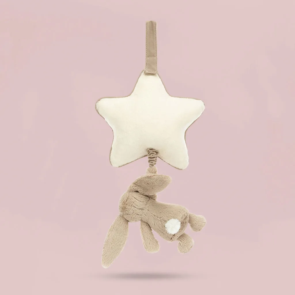 Jellycat Bashful Bunny Musical Pull, Beige