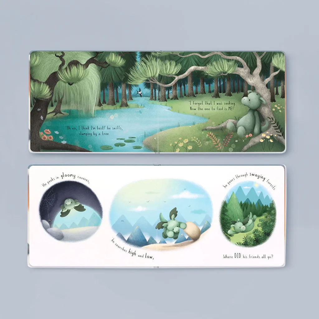 Jellycat Bashful Dragon with The Sky Dragon Book Gift Set