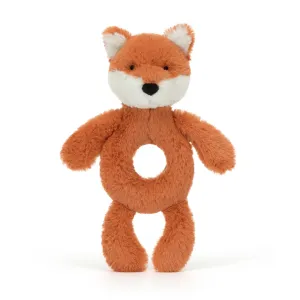 Jellycat bashful fox ring rattle