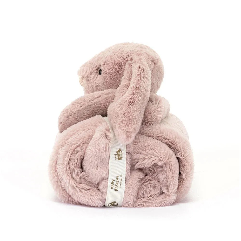 Jellycat bashful luxe bunny rosa blankie
