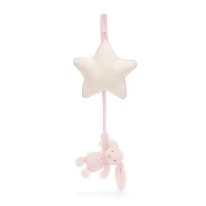Jellycat bashful pink bunny musical pull