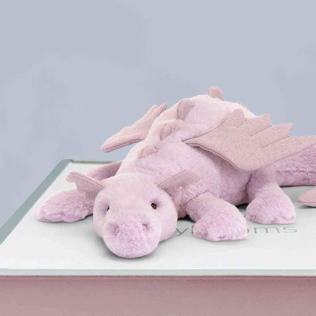 Jellycat Lavender Dragon Soft Toy, Large