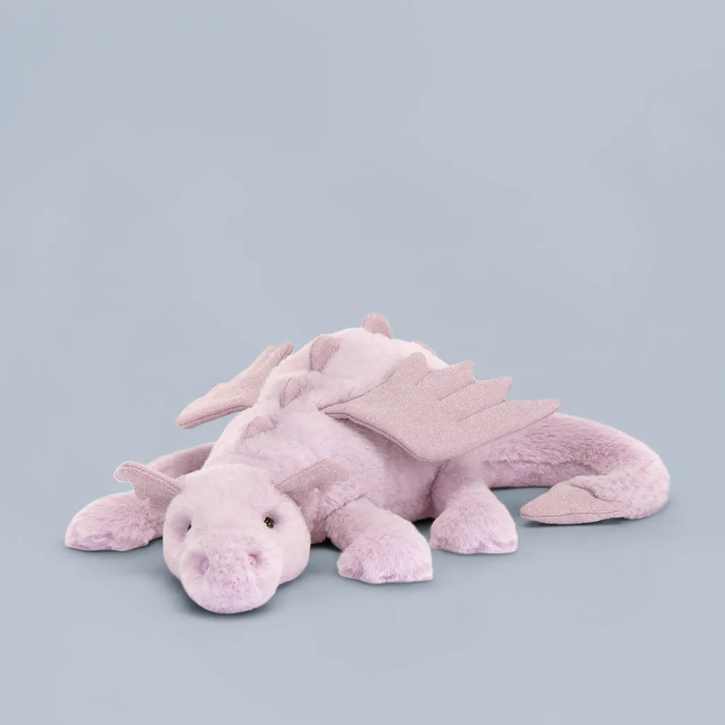 Jellycat Lavender Dragon Soft Toy, Large