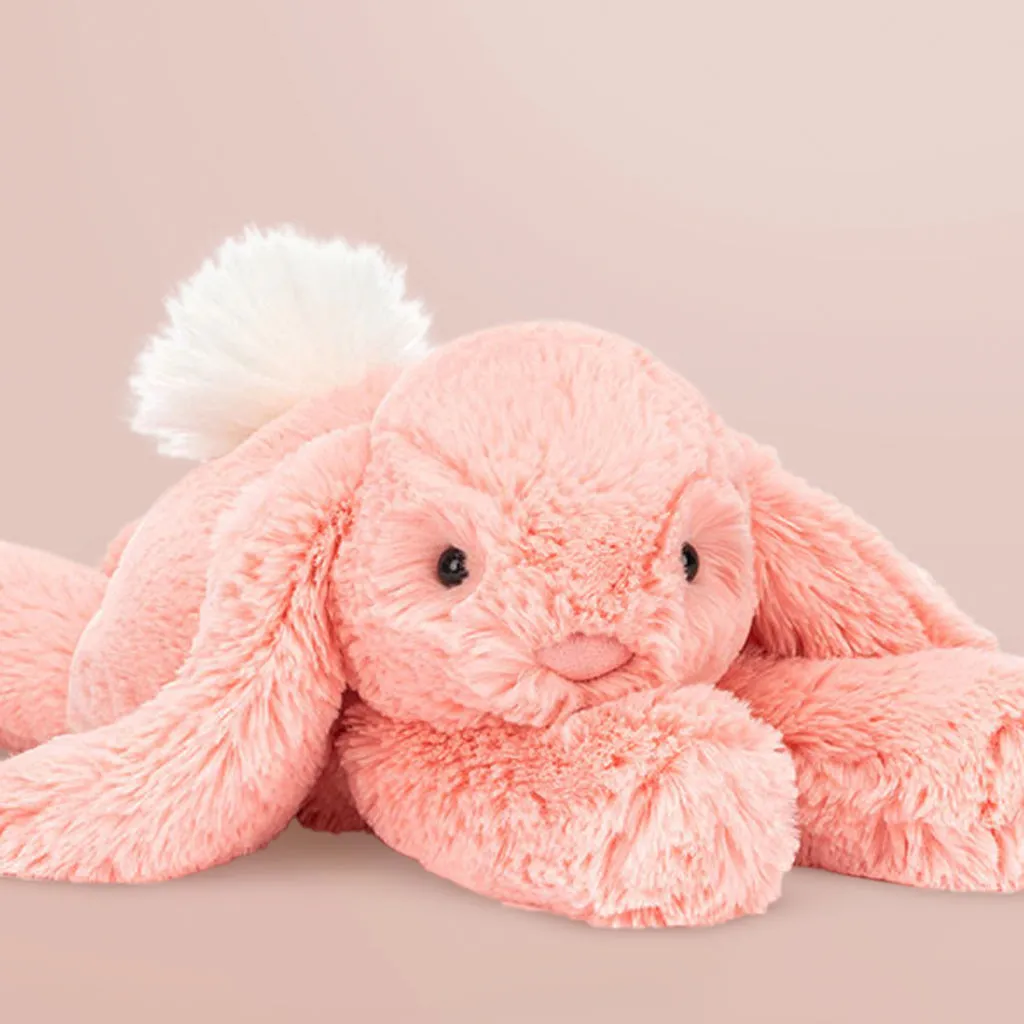 Jellycat Smudge Apricot Rabbit Soft Toy