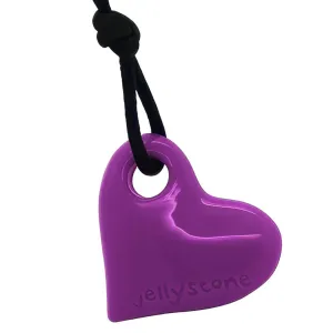Jellystone Designs Heart Pendant  - Purple Grape