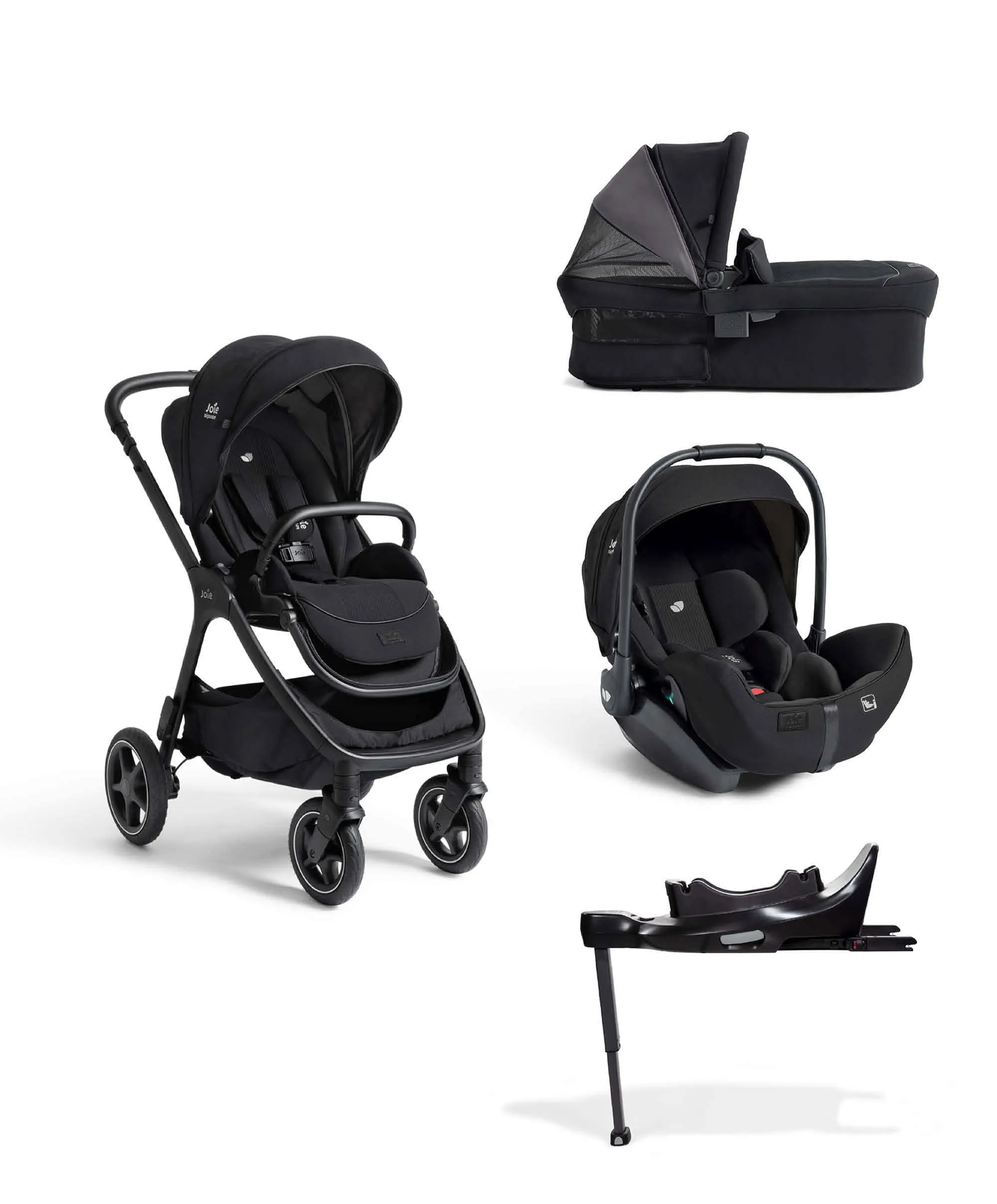 Joie finiti™ 4in1 Signature Pushchair Bundle with Joie Signature I-Level PRO Car Seat (4 pieces) - Eclipse
