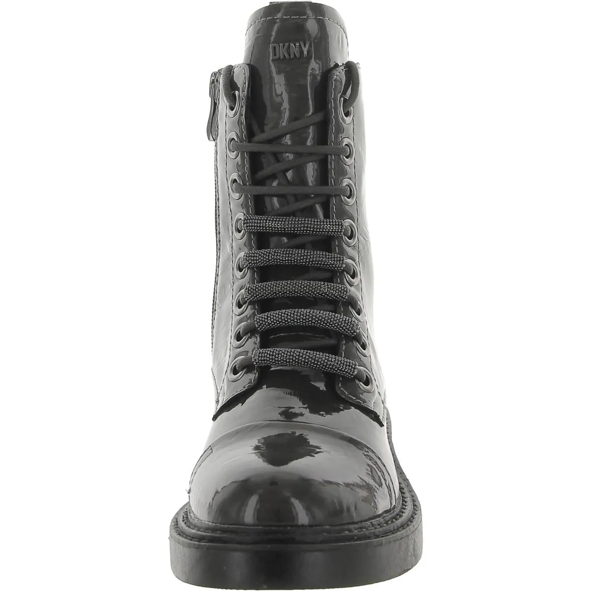 Katlyn Womens Lace Up Block Heel Combat & Lace-up Boots