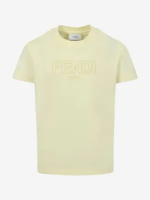Kids Logo T-Shirt in Yellow