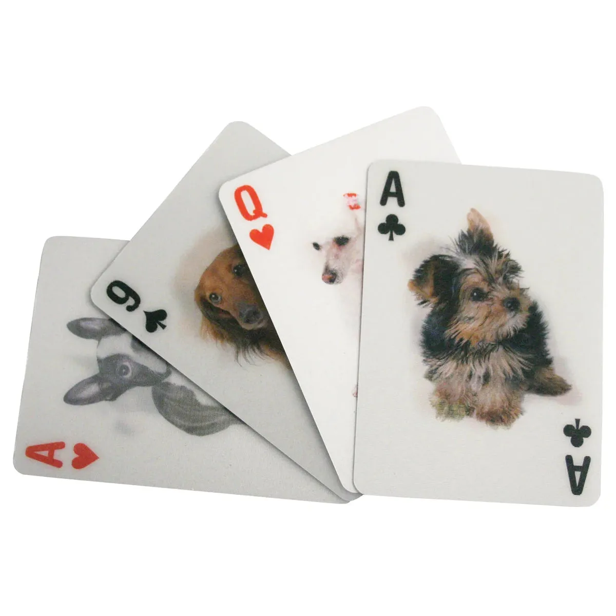 Kikkerland dogs 3D playing cards