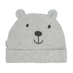 KUSHIES Baby Hat 1-3m - Heather Grey