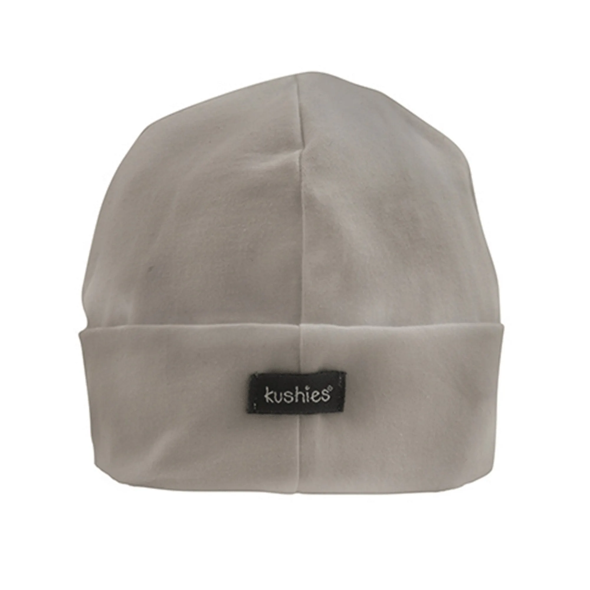 Kushies Organic Baby Cap (1-3 M) - Grey