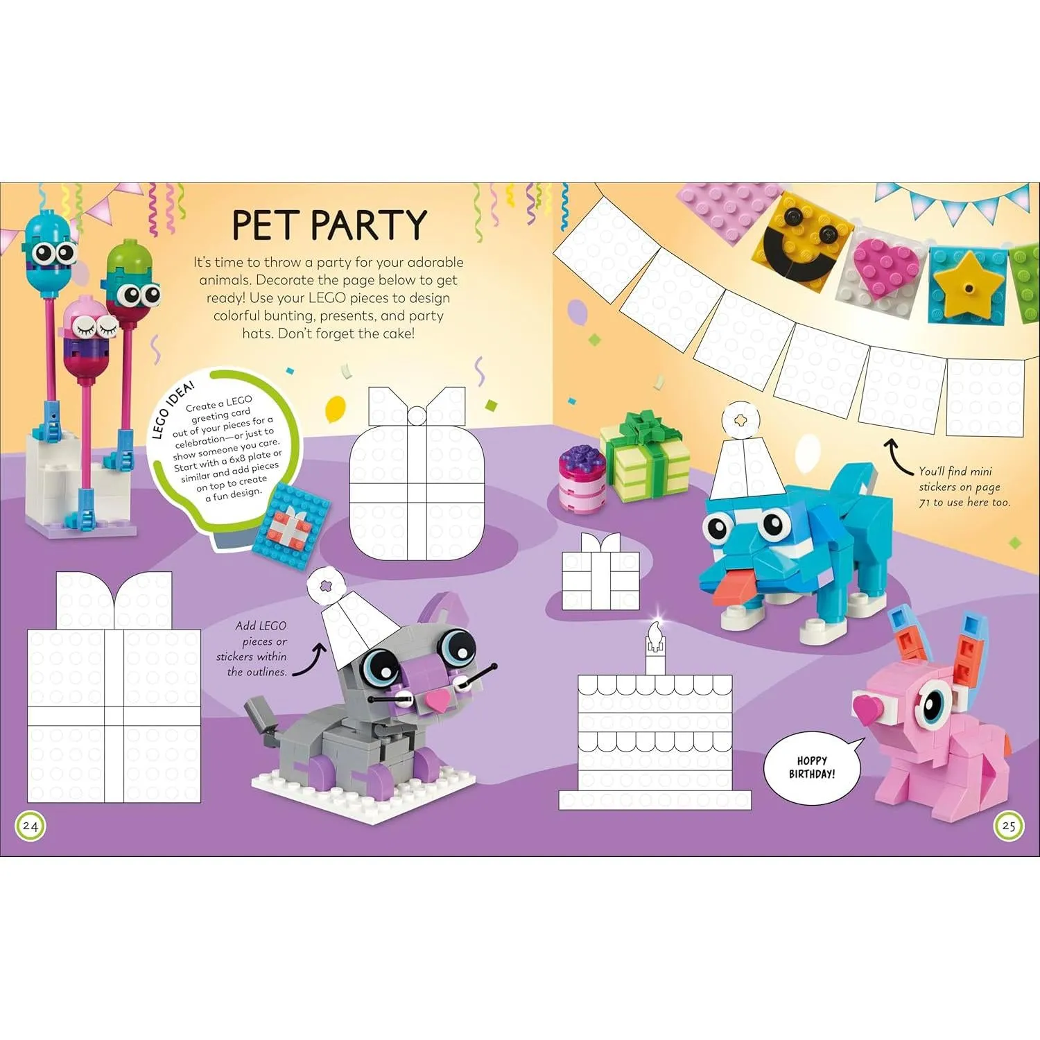 LEGO ideas activity book animals