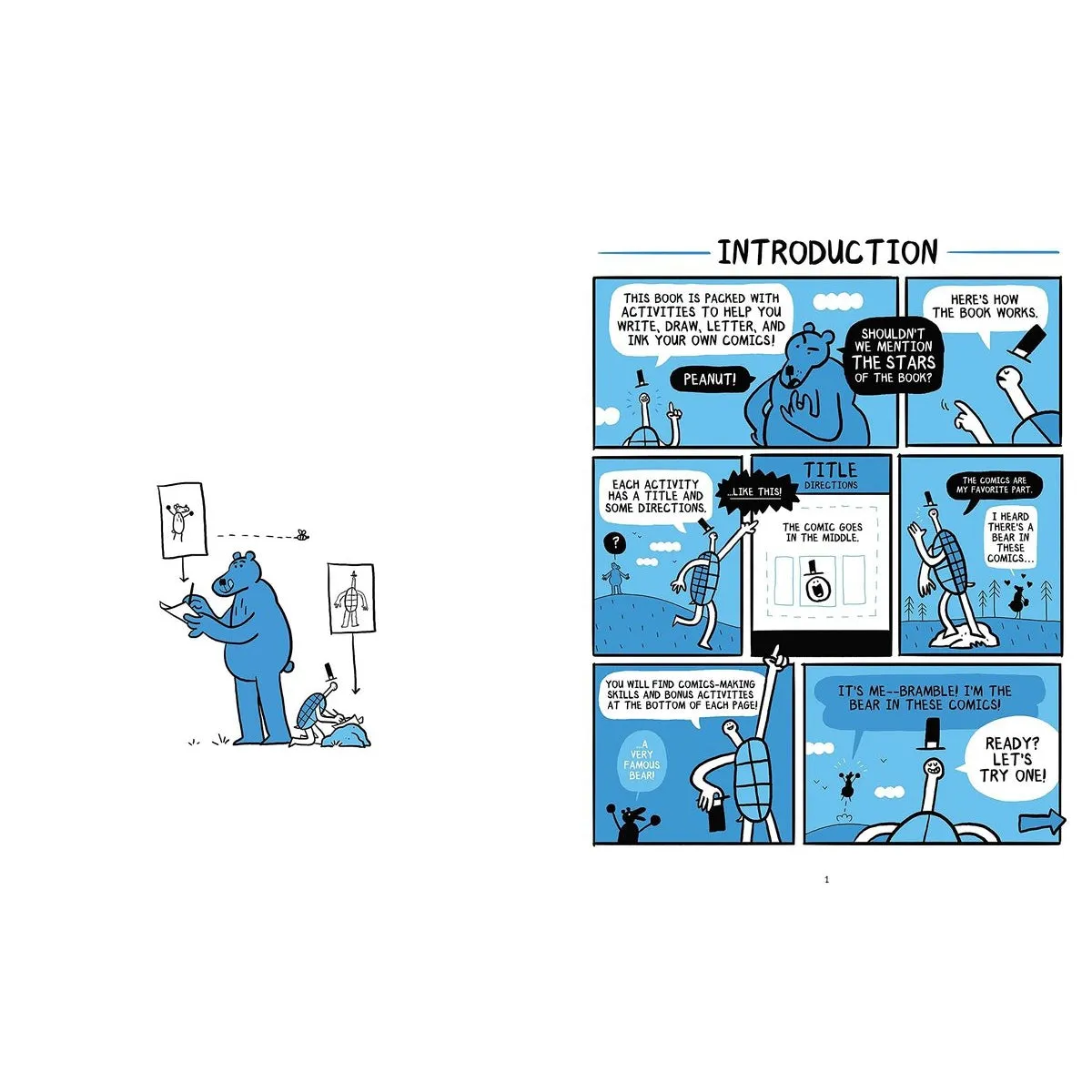 Let's Make Comics! activity book