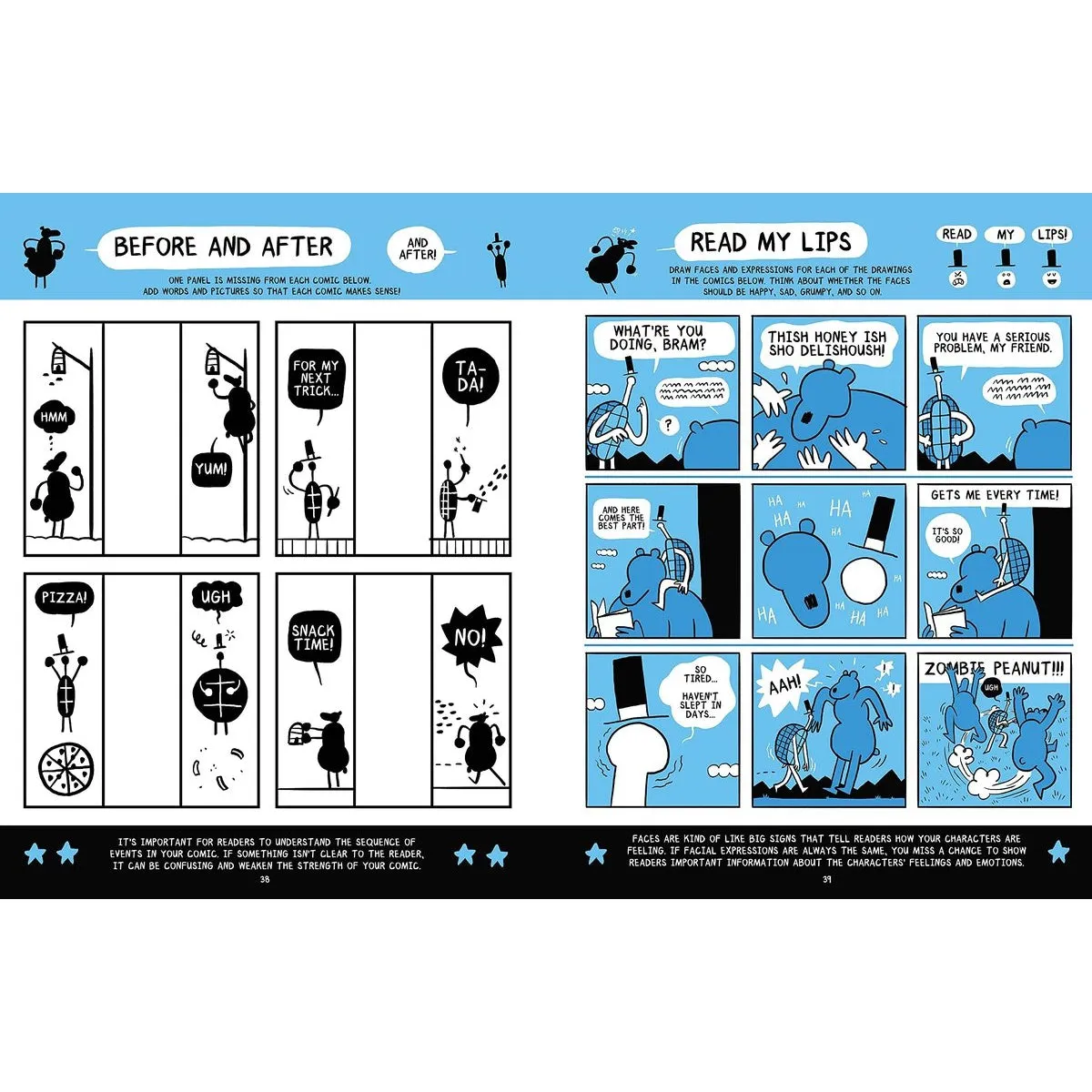 Let's Make Comics! activity book