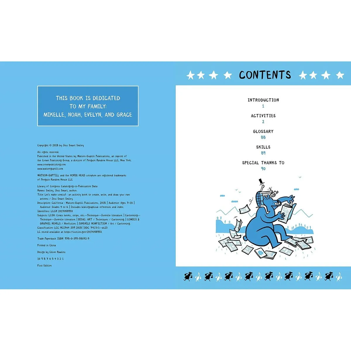 Let's Make Comics! activity book