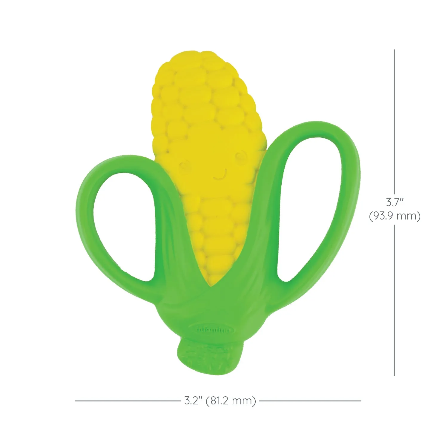 Lil' Nibbles Textured Silicone Teether - Corn