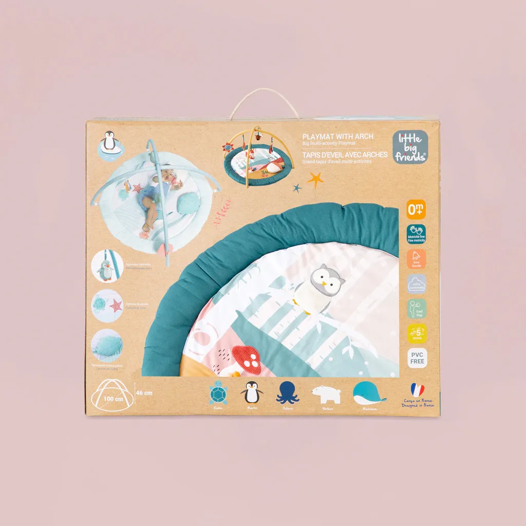 Little Big Friends Activity Playmat with Arch, Forest