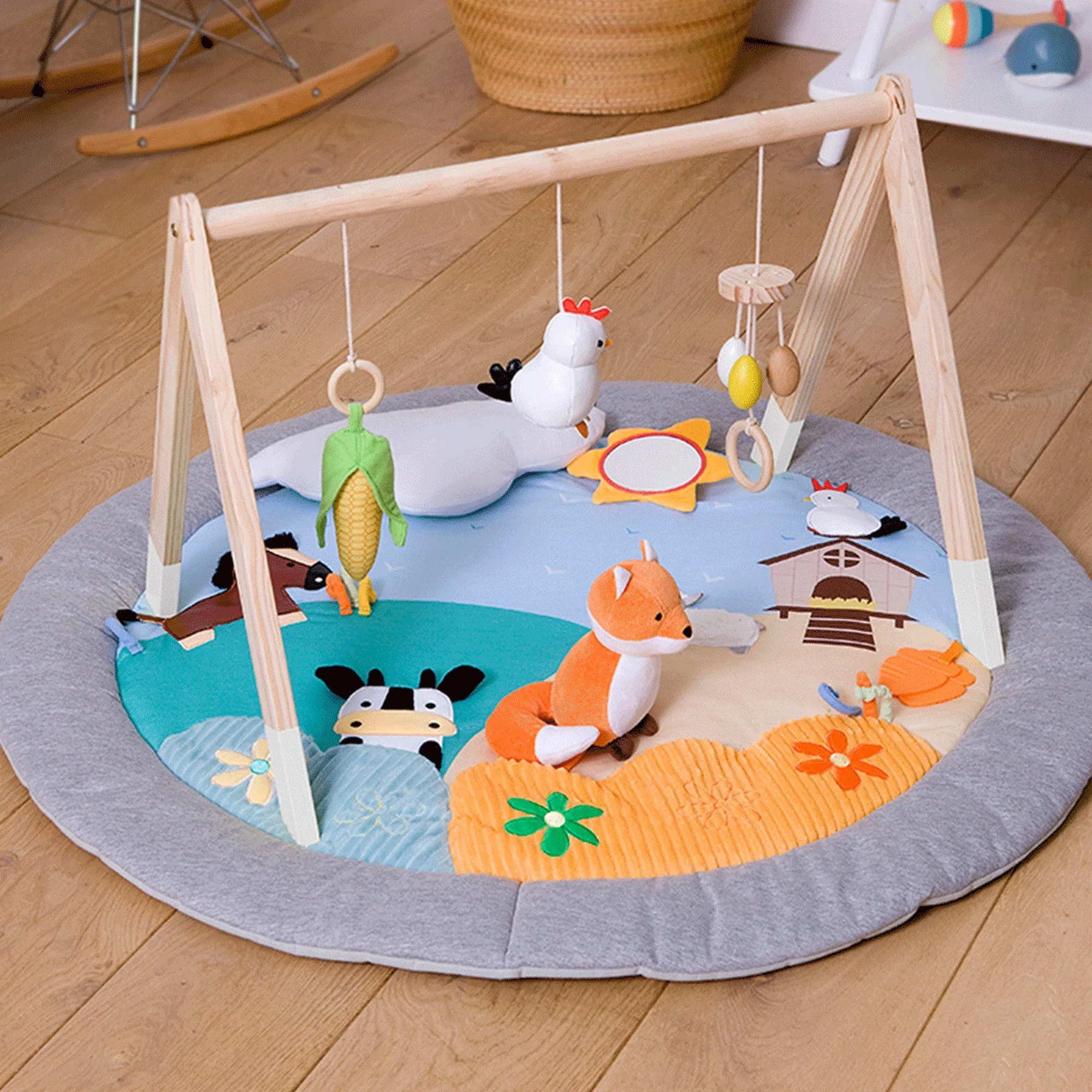 LITTLE  BIG FRIENDS Wooden Activity Arch