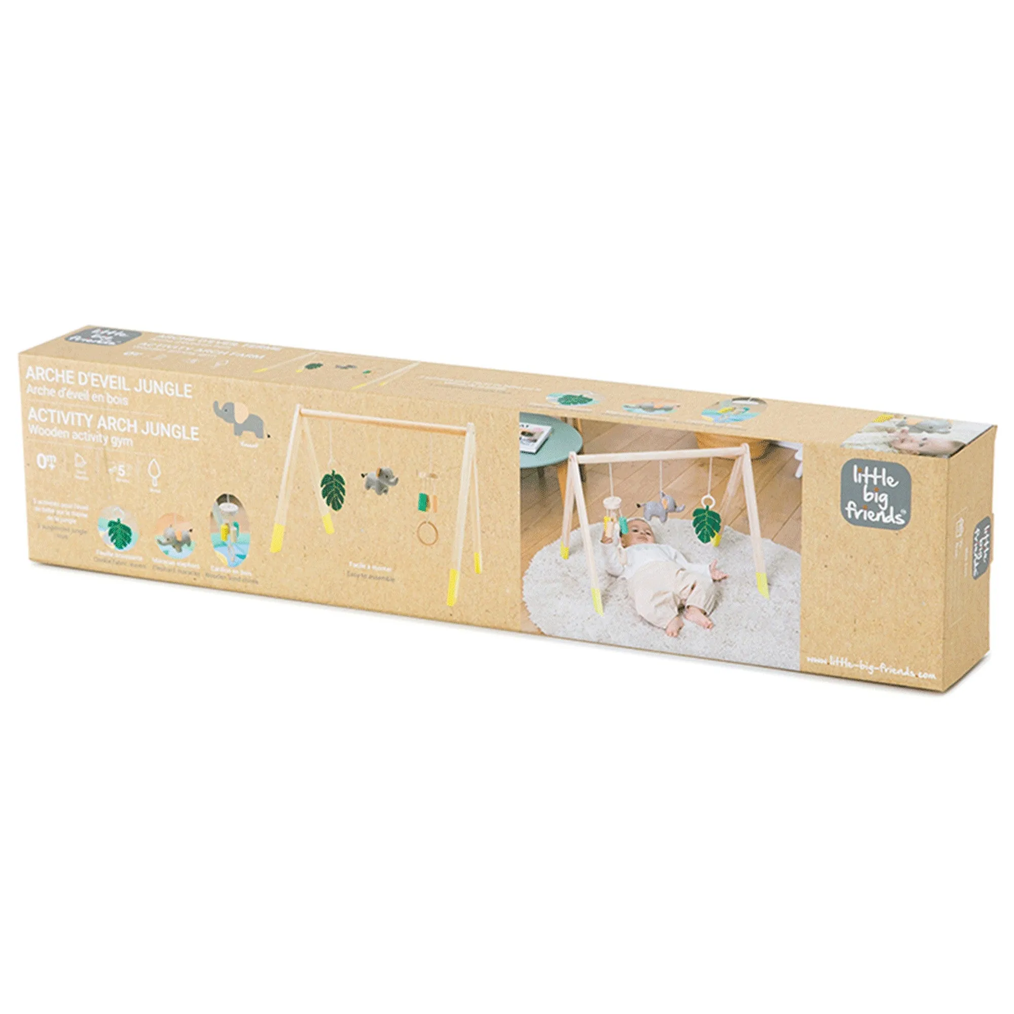 LITTLE  BIG FRIENDS Wooden Activity Arch