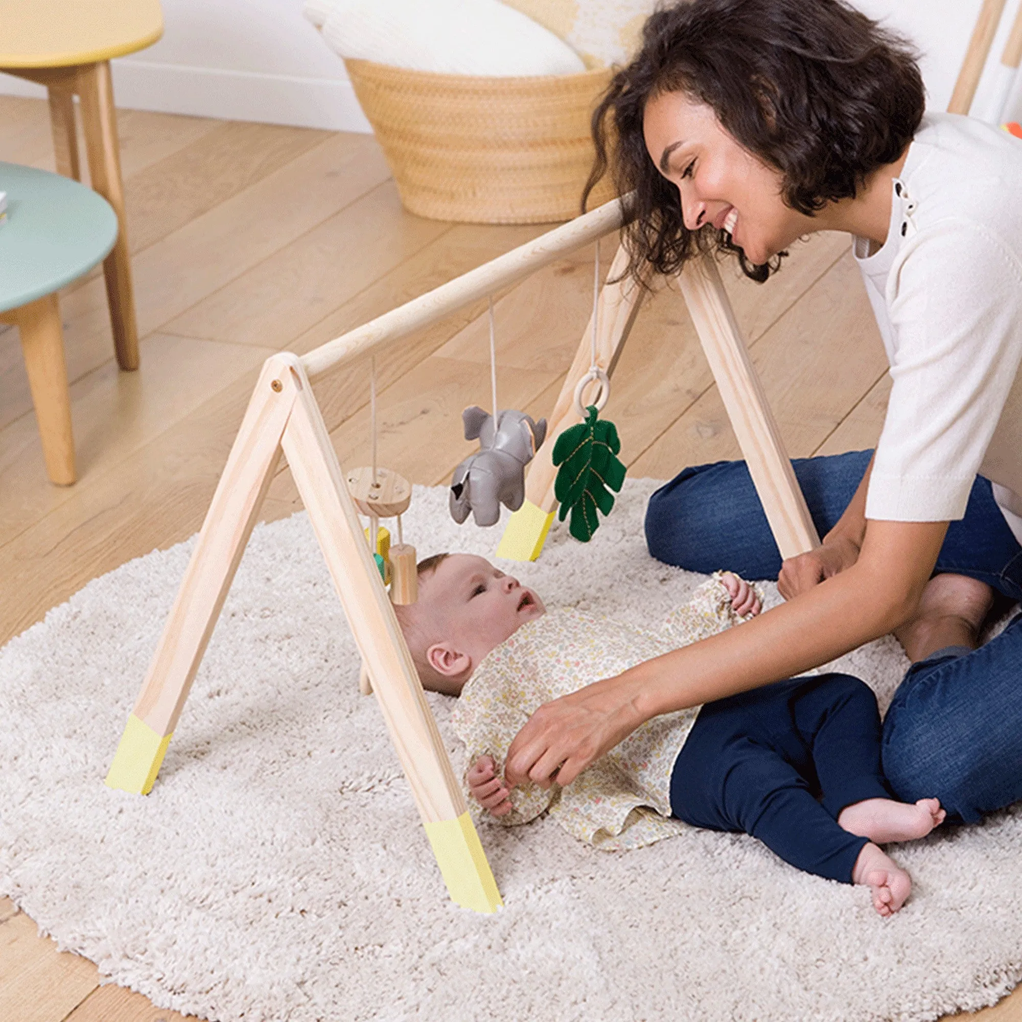 LITTLE  BIG FRIENDS Wooden Activity Arch