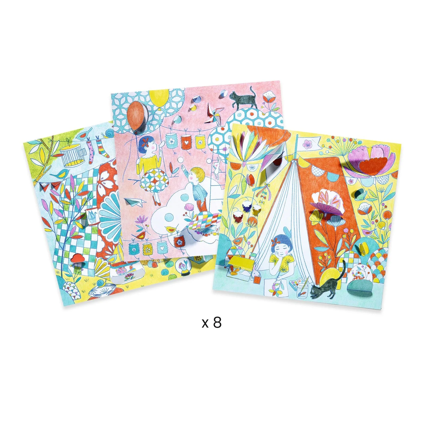 Little Doors Colouring Sheets