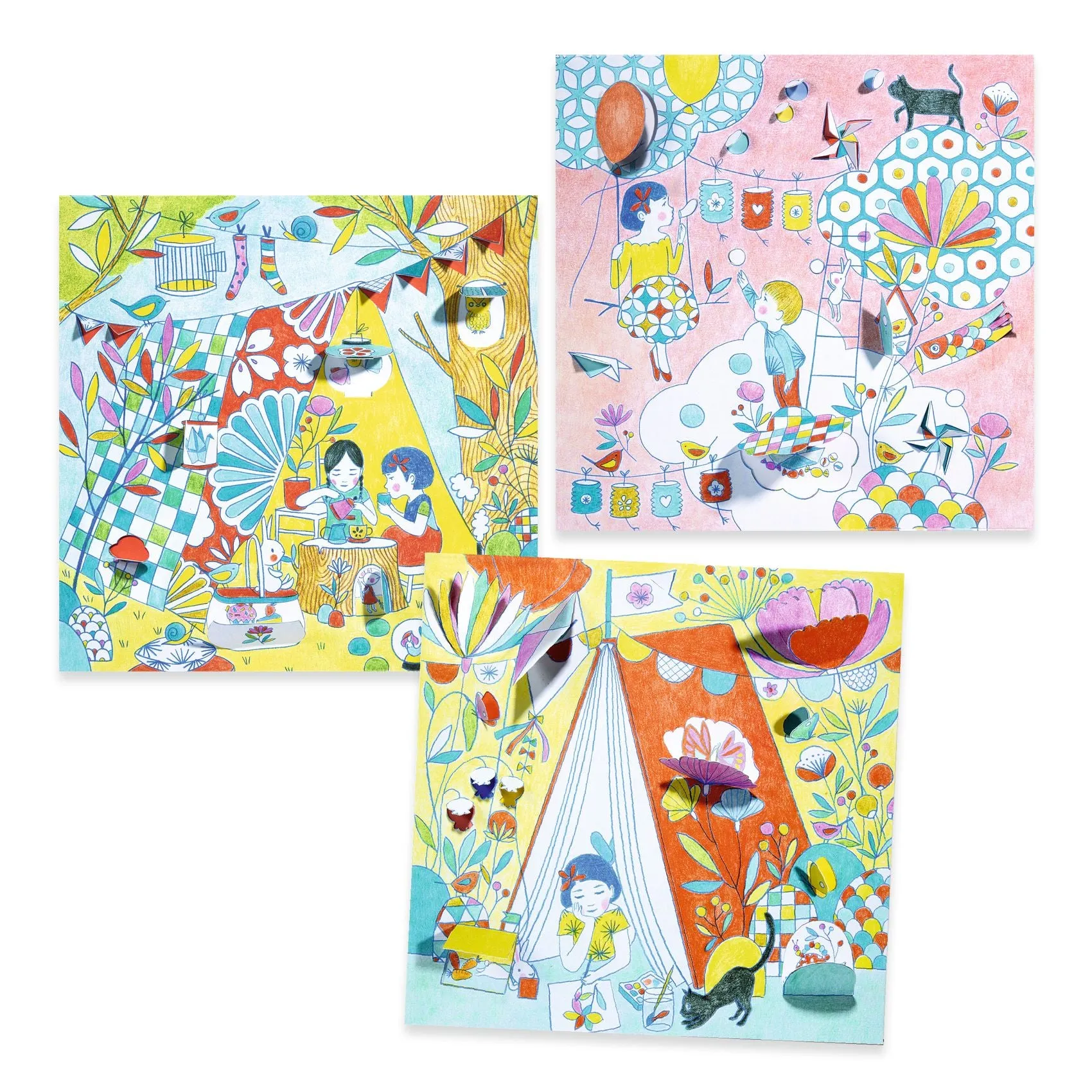 Little Doors Colouring Sheets