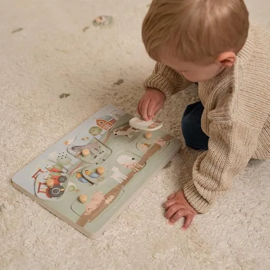 Little Dutch, Wooden Sound Puzzle, Little Farm