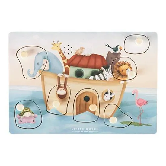Little Dutch, Wooden Sound Puzzle, Noah's Ark