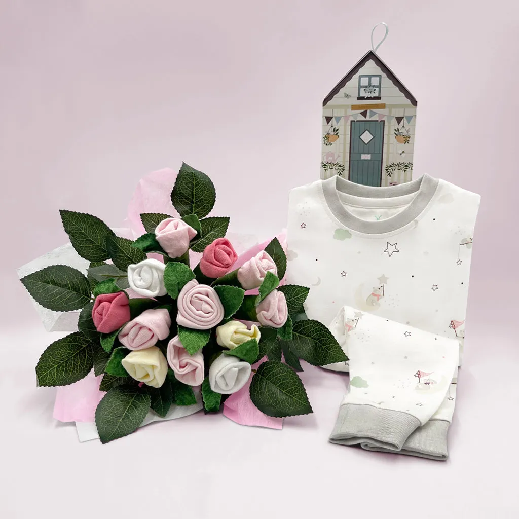 Little Love Pyjamas & Welcome Posy, Pink