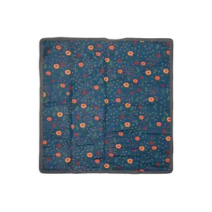 LITTLE UNICORN 5x5 Outdoor Blanket - Midnight Poppy