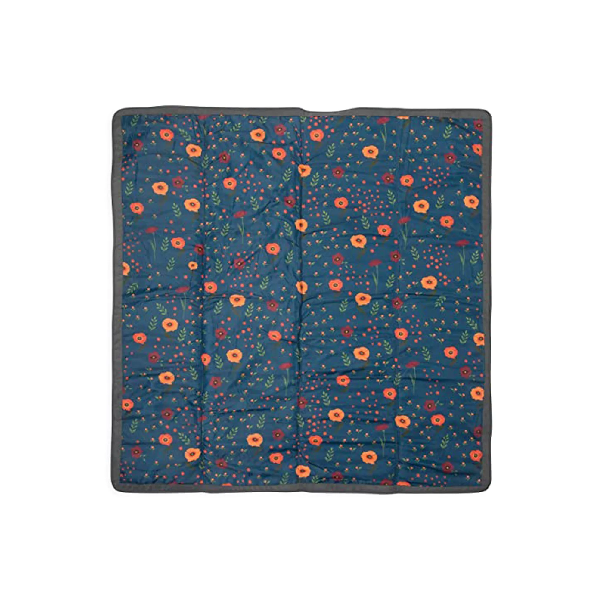 LITTLE UNICORN 5x5 Outdoor Blanket - Midnight Poppy