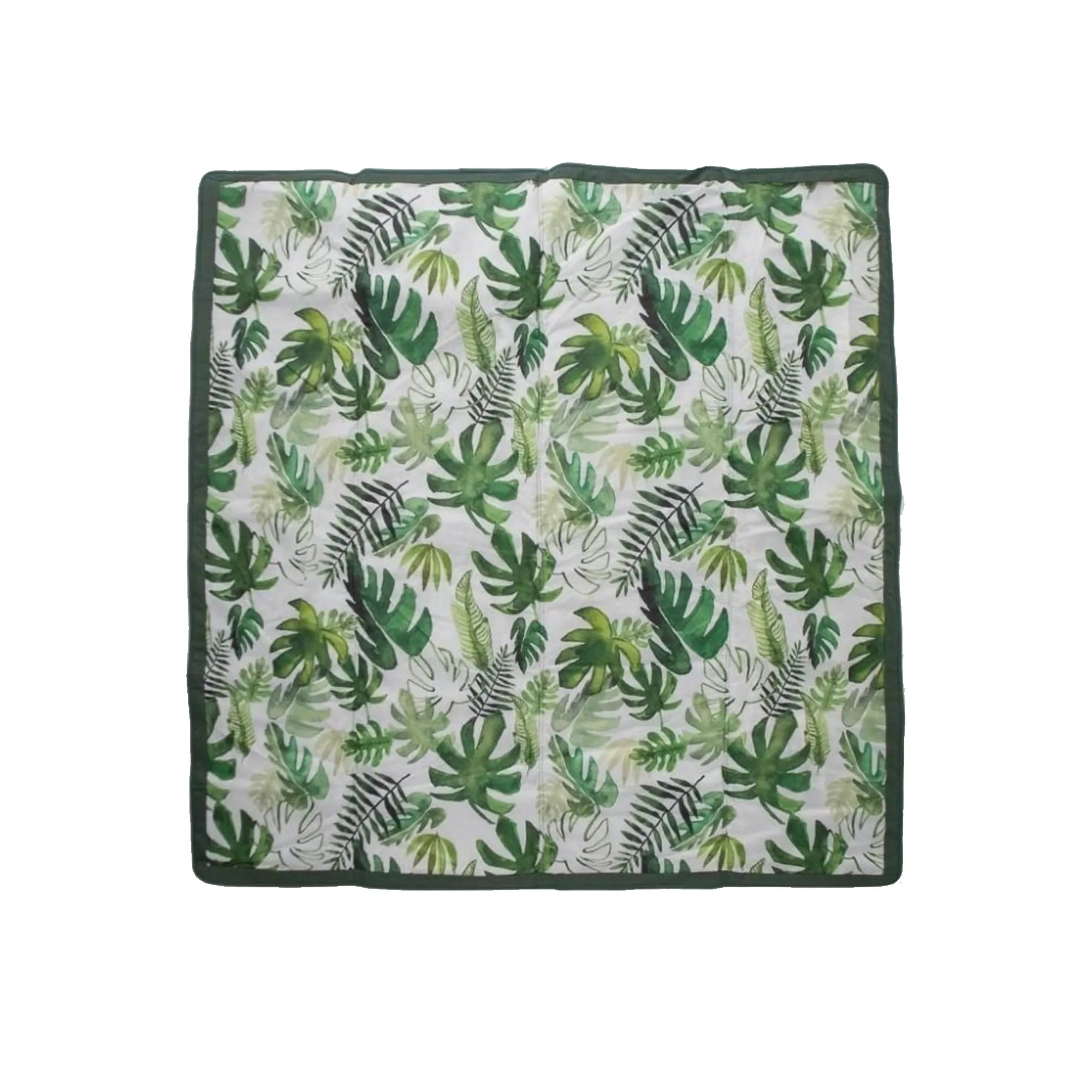 LITTLE UNICORN 5x5 Outdoor Blanket - Tropical Leaf