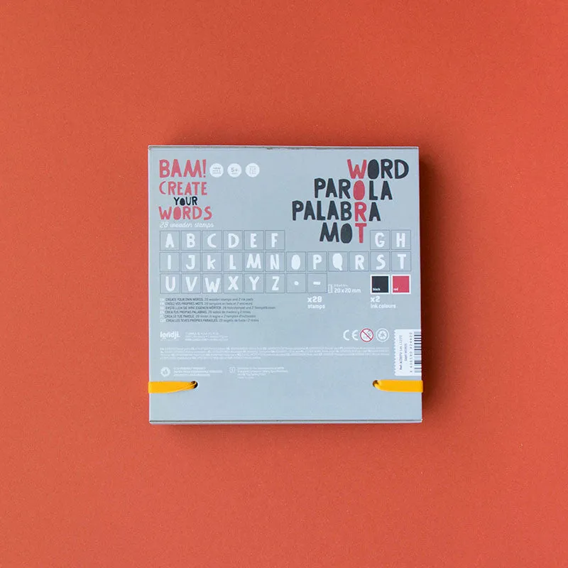 Londji bam! words stamps
