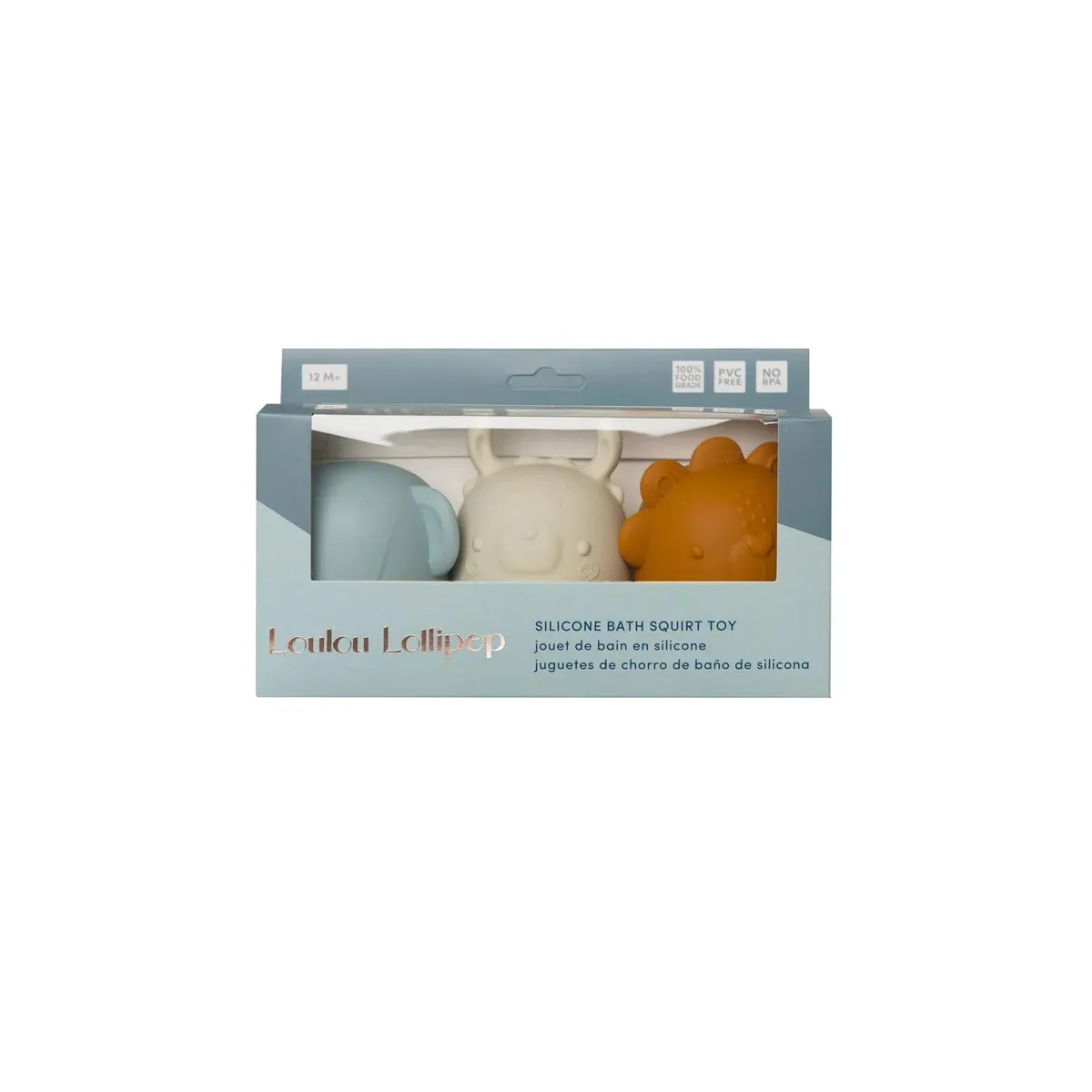 Loulou Lollipop wild toys bath set blue