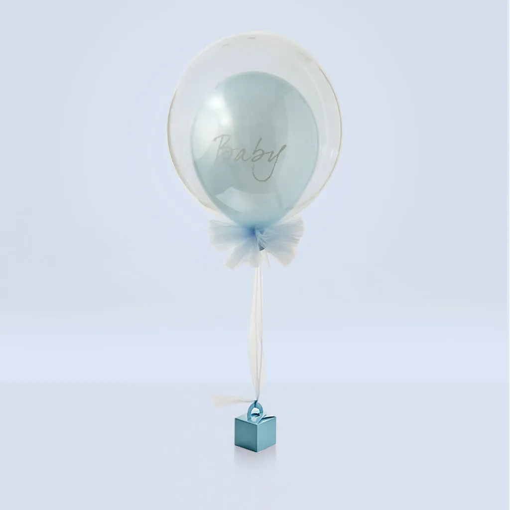 Luxury Blue New Baby Bubble Balloon