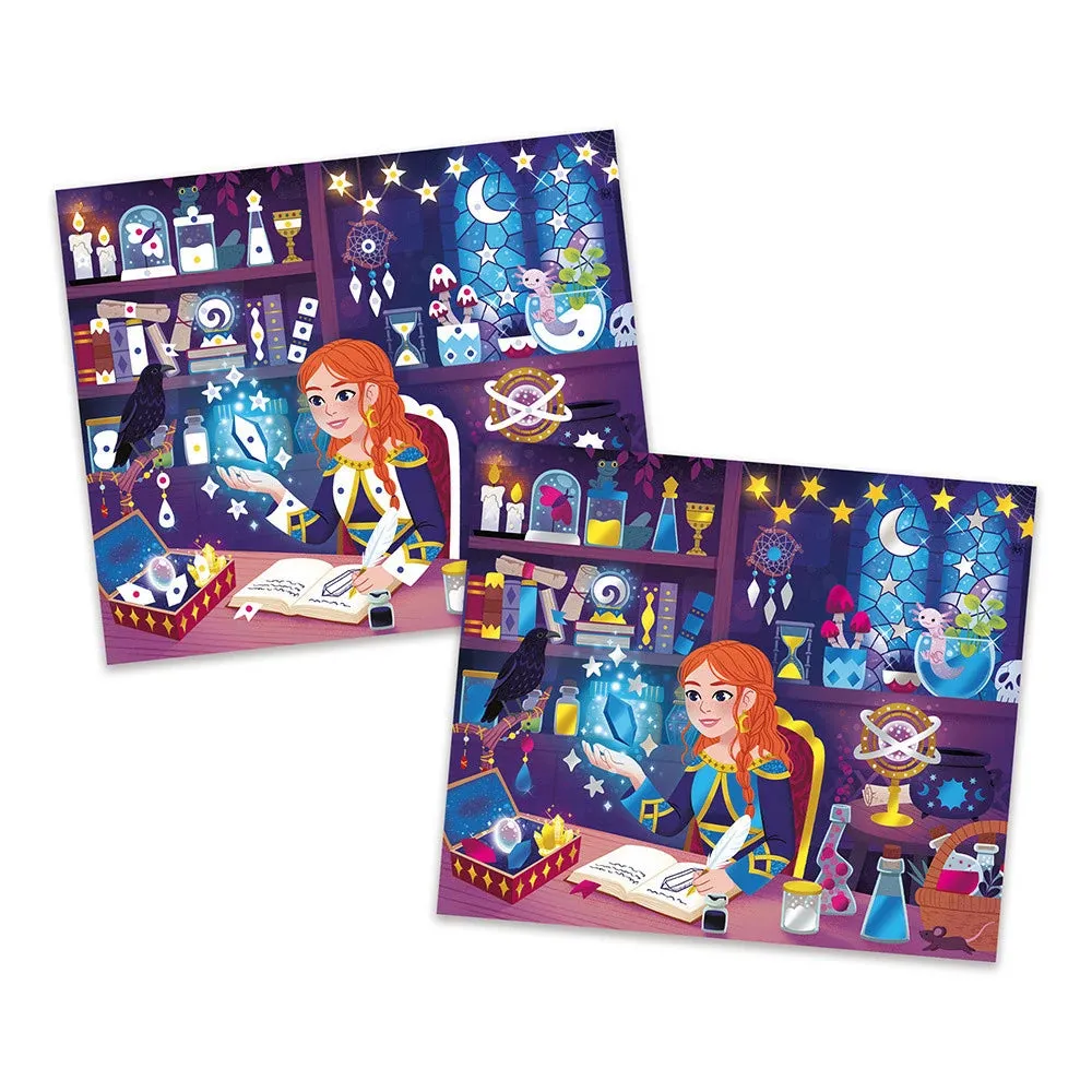Magic School - 3 Gilding Paintings