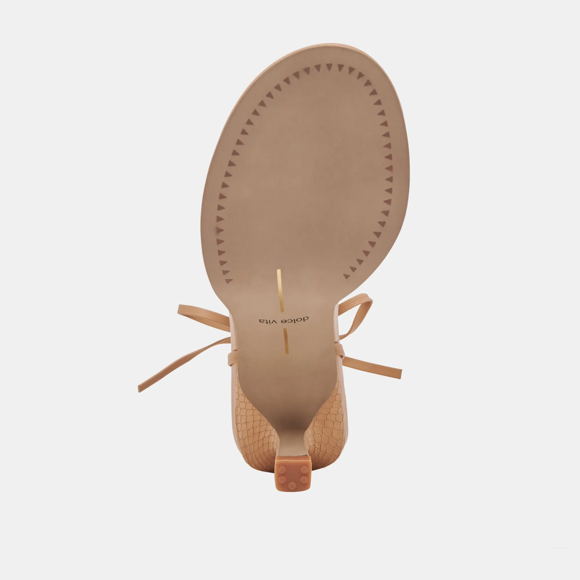 MAISON HEELS LIGHT TAN LEATHER
