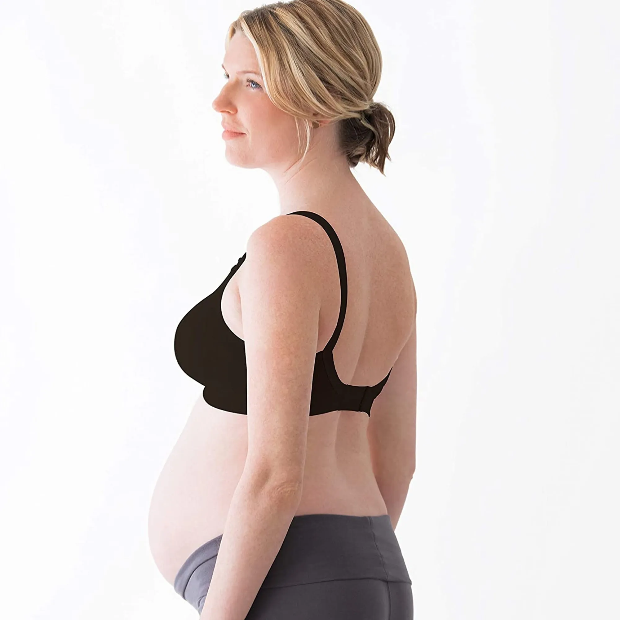 MEDELA T-Shirt Nursing Bra - Black/Medium