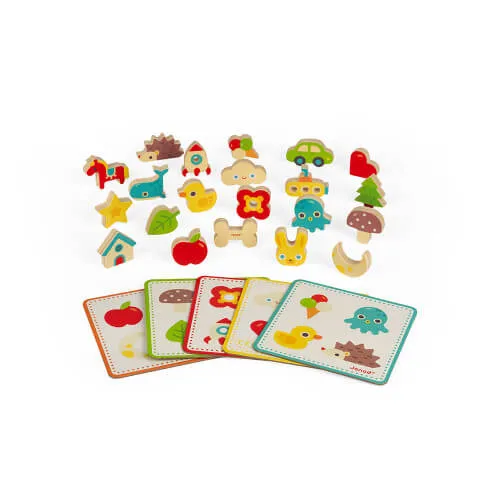 MEMORY TOUCH RECOGNITION GAME (WOOD)