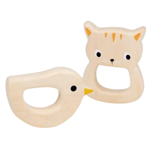 MENTARI Bird & Kitten Teether