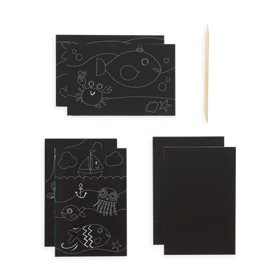 Mini Scratch & Scribble Art Kit