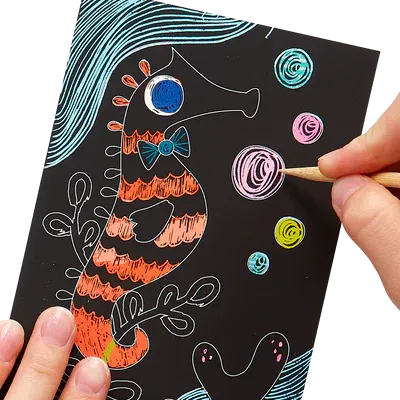 Mini Scratch & Scribble Art Kit