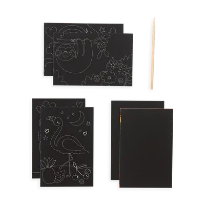 Mini Scratch & Scribble Art Kit
