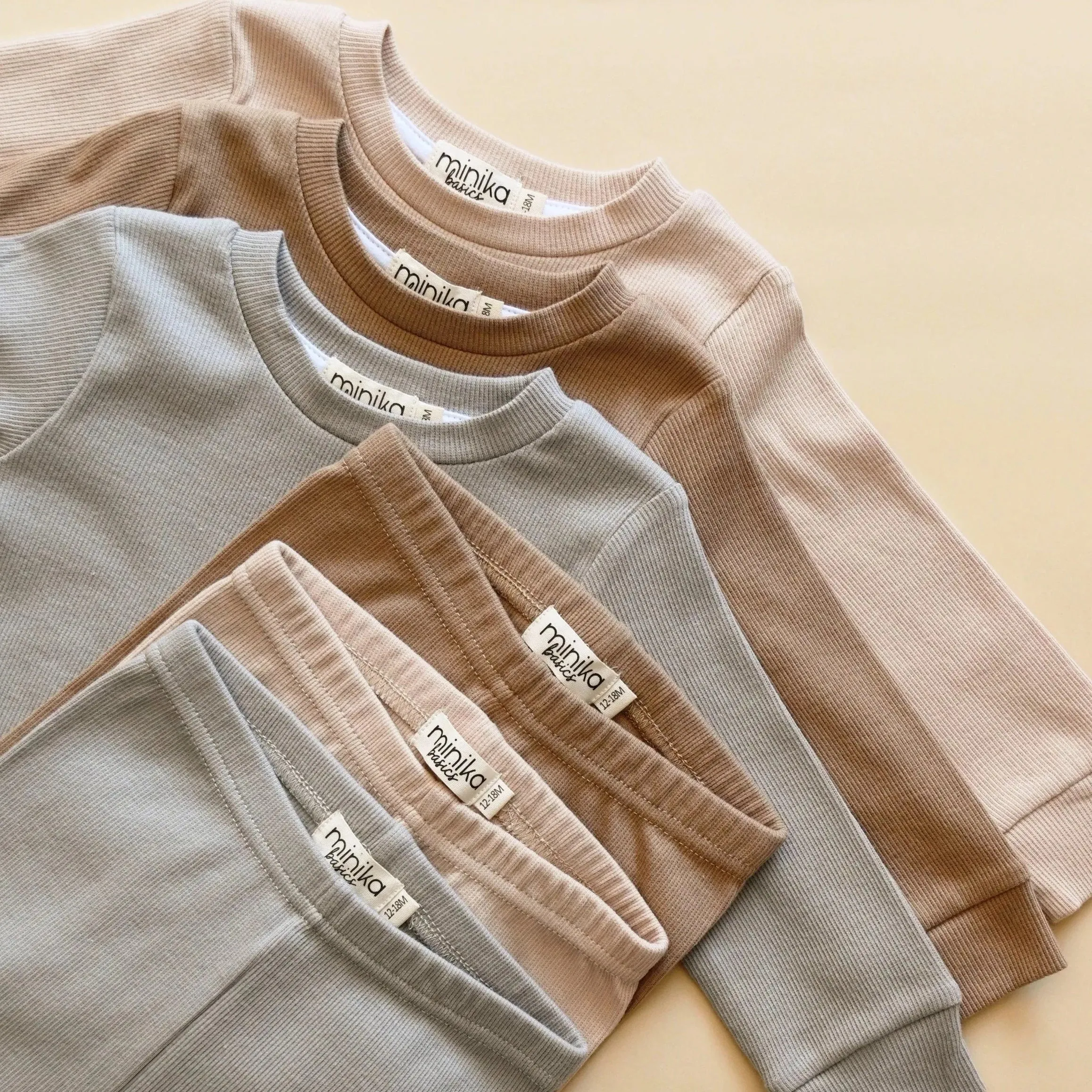 MINIKA Pajamas Set - Taupe