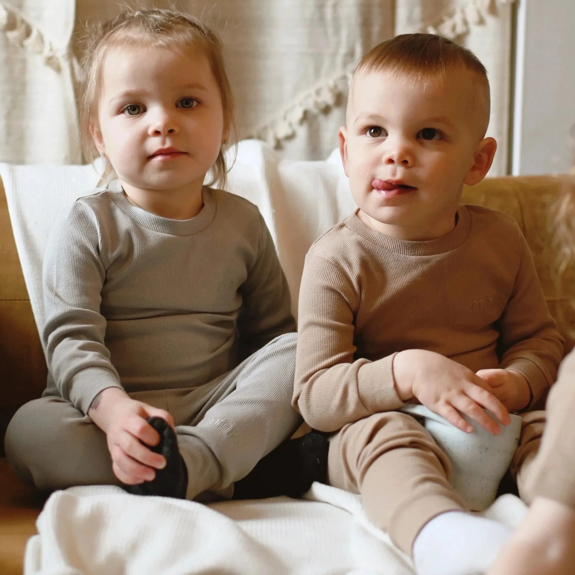 MINIKA Pajamas Set - Taupe